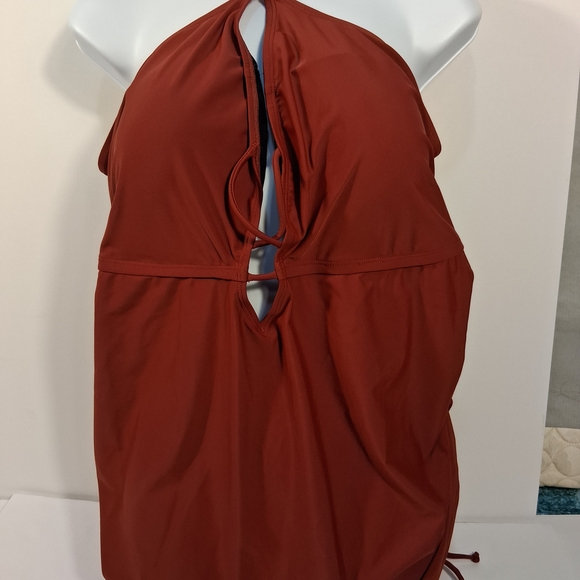 torrid Other - Torrid Rust Halter One Piece Swimsuit